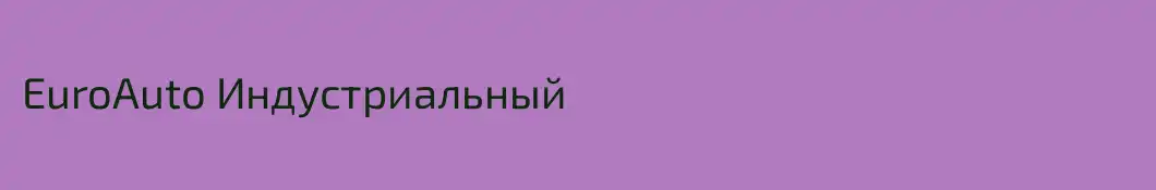 EuroAuto Индустриальный